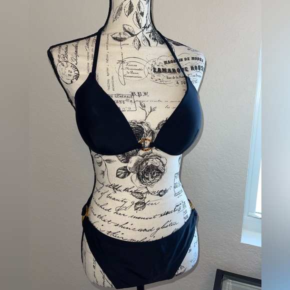 Black Tortoise Ring Bikini - Picture 3 of 8